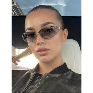 Miu Miu MUA50S ZVN30C Pale Gold Sunglasses New Authentic